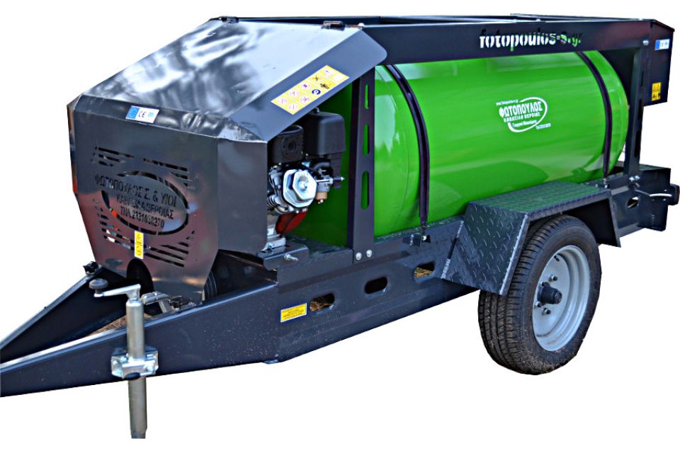 Αεροσυμπιεστής για τα κλαδέματα 1000L με βενζινοκινητήρα