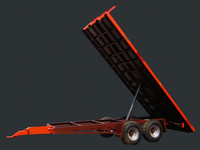 Πλατφόρμα μεταφοράς ανατρεπόμενη. Καρότσα 10t.